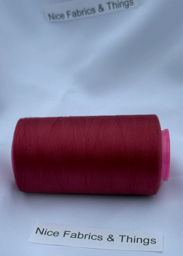 50 Spools -Red AX694 Multi Purpose Sewing Thread - Image 2 of 3