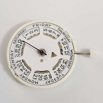 White Quartz Watch Movement With Battery For Swiss ISA 1198 Watch Accessory ff