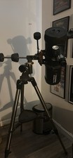 AstroMaster 114EQ Newtonian Telescope - Beginner-Friendly Reflector with Bonu...