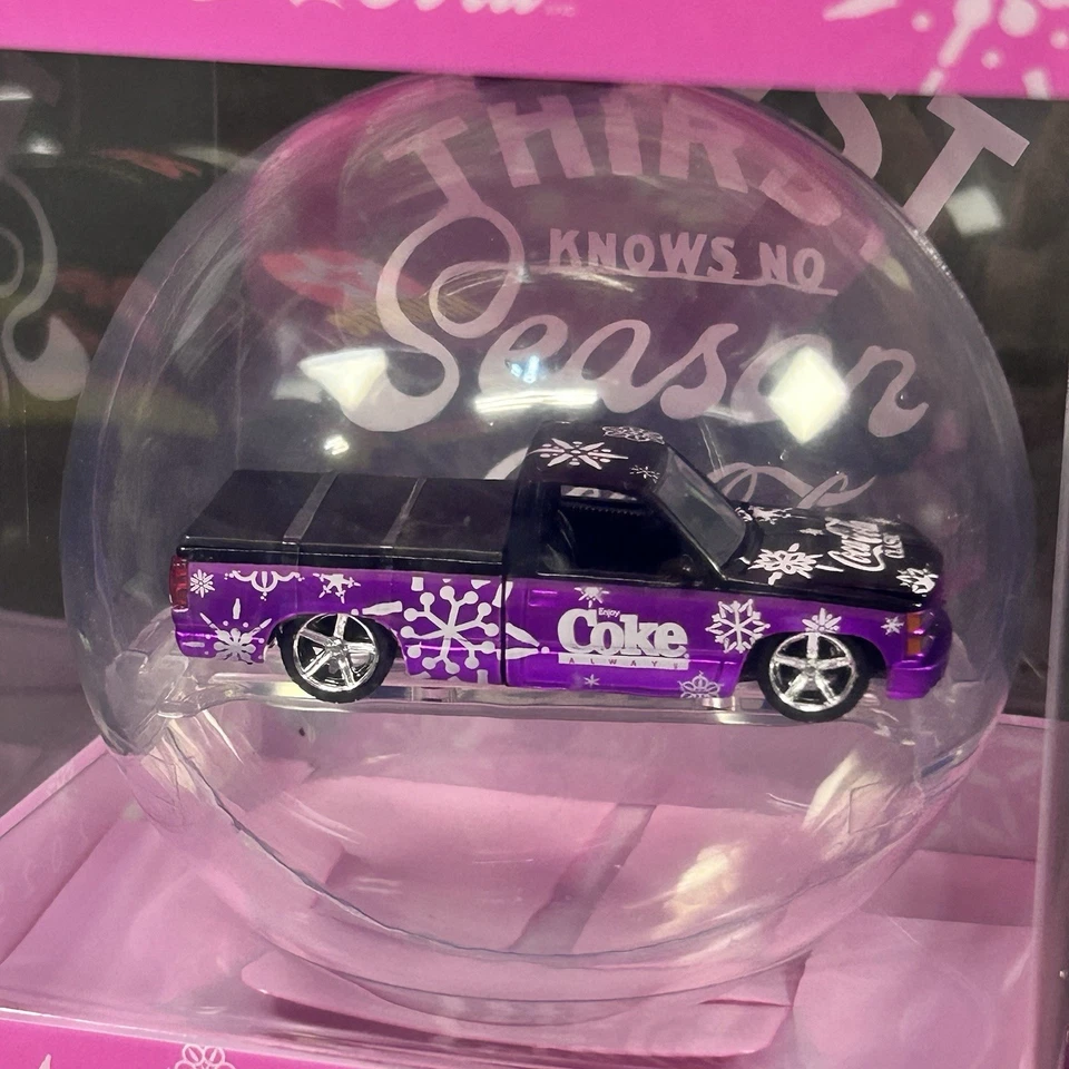 2025 M2 Machines Coca-Cola Christmas Ornament Purple 1987 Buick Grand National - Image 2 of 4