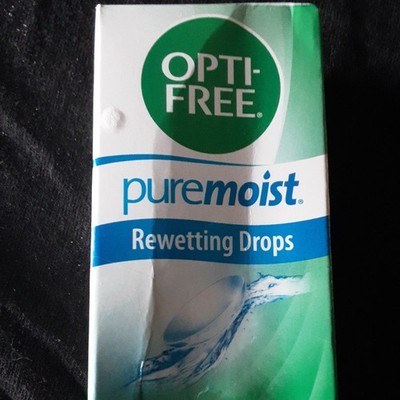 OPTI-FREE puremoist Contact Lens Rewetting Eye Drops 10 mL Exp 2028-03-31