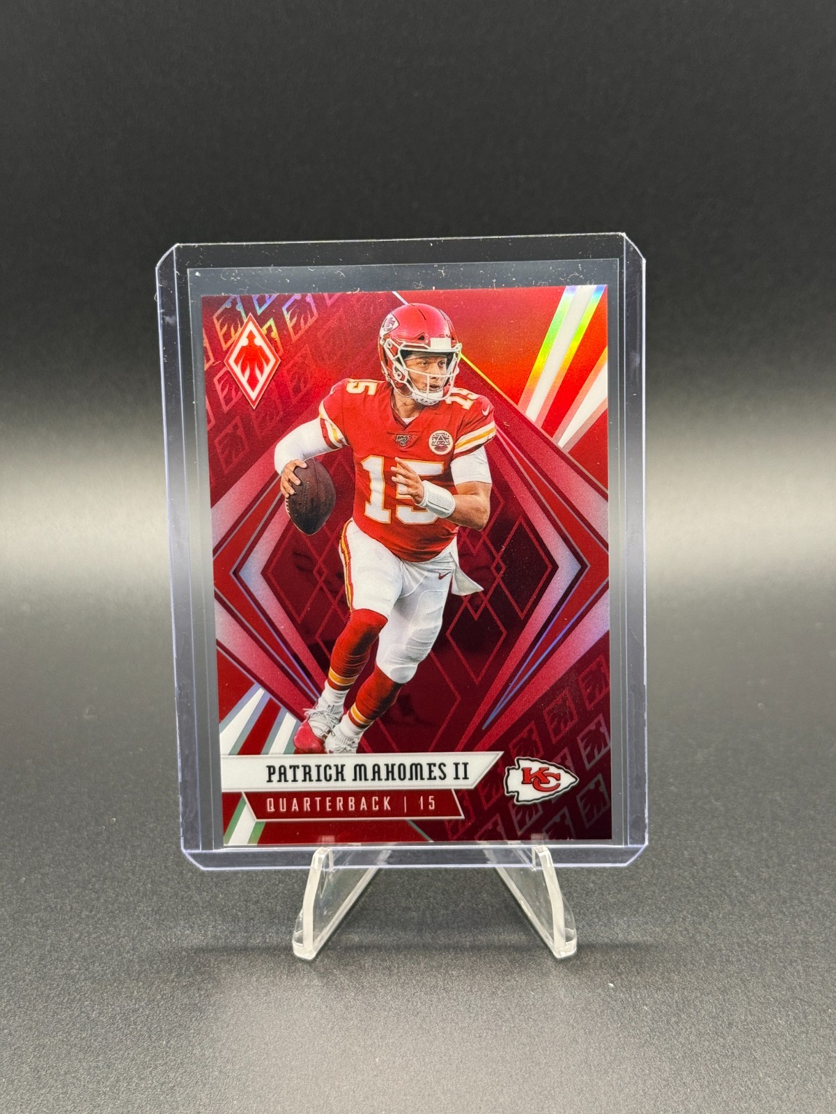 2020 Panini Phoenix Patrick Mahomes #45 Red Prizm Holo /299 Chiefs