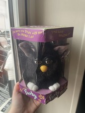 FURBY 1998 ORIGINAL 70-800 Black! (Damaged Package & Not Working)