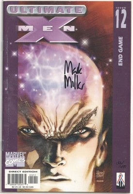 ULTIMATE X-MEN 12 DYNAMIC FORCES SIGNED MARK MILLAR DF COA MARVEL COMICS