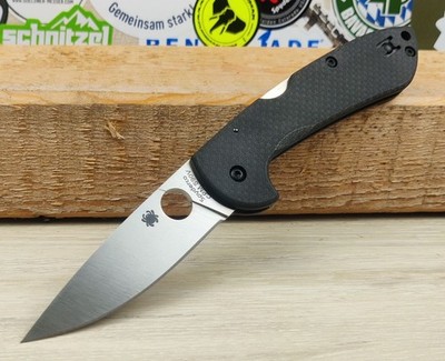 Spyderco Siren Carbon Fiber CPM S90V Sprint Run PlainEdge Taschenmesser