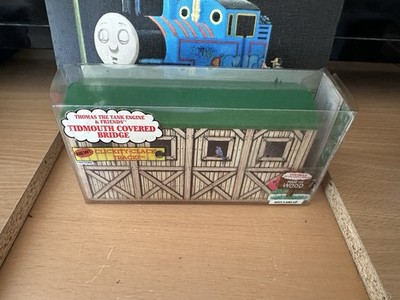 1994 Learning Curve Wooden Thomas Train Tidmouth Covered Bridge! EUC!