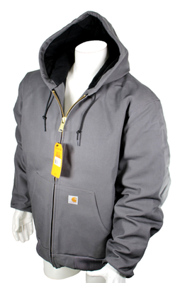 New CARHARTT J140 Men's Large Tall Gray Hooded Warmest Rating