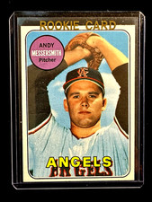ANDY MESSERSMITH 1969 TOPPS #296 ROOKIE CARD CALIFORNIA ANGELS MLB BASEBALL NM. rookie card picture