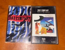 Bad Company Cassette Tape Lot of 2 Company of Strangers and Desolation Angels