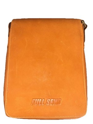 FULL SEND Leather Messenger Bag **Brand New With Tags**  November 2020 Drop 