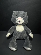 Kohls Cares If You Give Cat Cupcake Gray White Plush 12" Smiling Kitty Kohl's