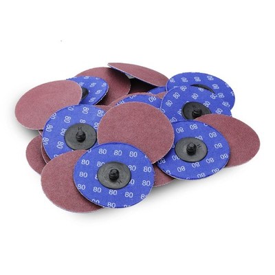 BHA Aluminum Oxide Quick Change Sanding Discs 3'', 80 Grit - 25 Pack