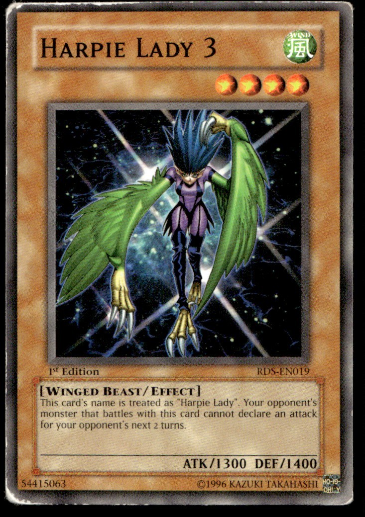 Harpie Lady 3 RDS RDS-EN019 HP YuGiOh Buy 10 Get 10 Free | Free Ship