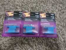 LOT of 3 Prime-Line 1 in. L Drawer Track Back Plate 2pk R-7143  6 pc total 