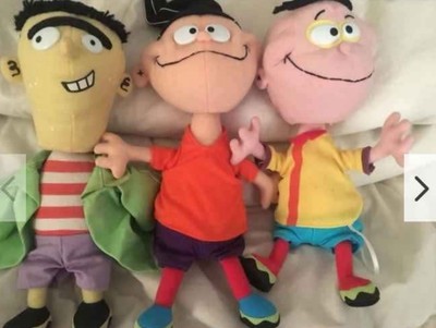 Ed, Edd Eddy Bobble Head Plush Teddies Rare Cartoon Network