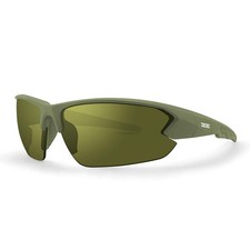 New Epoch Eyewear 4 Army Green Polycarbonate Frame With Hc Green Lens Sunglasses