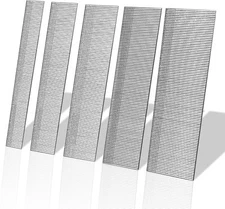 18 Gauge Brad Nails, 1500PCS Galvanized Nail Gun Nails for Pneumatic,... 