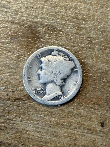 1916S Mercury Dime AG
