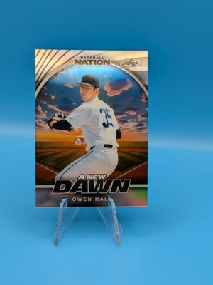Owen Hall 2025 Leaf Baseball Nation A New Dawn Silver /15 Tigers
