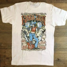 Kings of Leon Band Outback Concert White T Shirt Full Size S-5XL