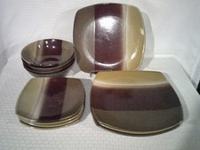 12 pc Sango Deco Gold 4741 Dinnerware set. Mi...