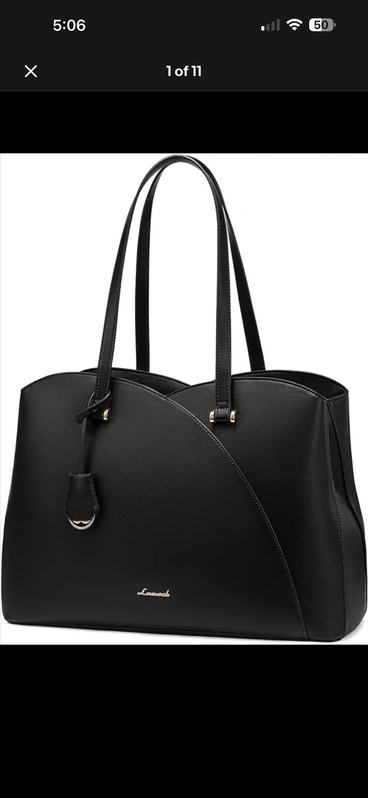 LOVEVOOK 17 Inch Laptop Tote Bag for Women Work Bags Laptop Bag 17.3, New