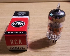 6BQ7A, RCA, Medium-Mu Twin Triode Vacuum Tube - NOS - TESTED