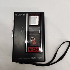 SONY TCM-19/19V CASSETTE-CORDER V-O-R VOICE OPERATED RECORDING PLAYER FOR PARTS