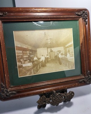 1900s General Store Occupational Photo --Victor & Columbia Scales - 8.5'' x 6.5''