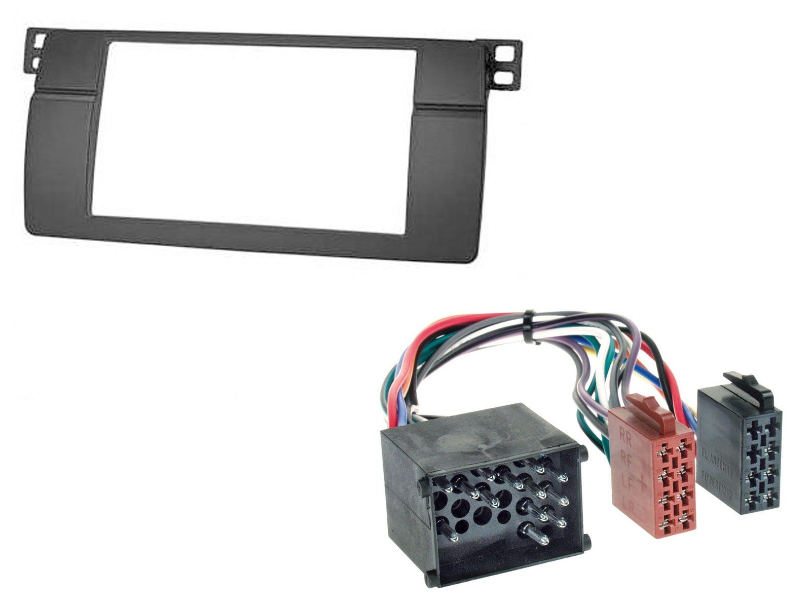 Kenwood CD 2DIN DAB USB MP3 Bluetooth Autoradio für BMW 3er E46 mit großem Navi