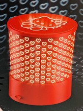 Hello Kitty Ambient Red Table Light New In Box