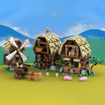Compatible Modular Building: Mill Village for Medieval Castle 1728