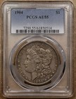 1904 Morgan dollar, PCGS AU55, toned original looks 58+ DavidKahnRareCoins — photo 3