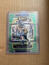 2022 Panini Select Draft Picks Aaron Rodgers Green Concourse PRIZM SP 5/5PACKERS