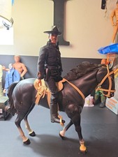 1973 The Gabriel Lone Ranger Butcht Cavenditch and Bandit Horse ActionFigure Lot