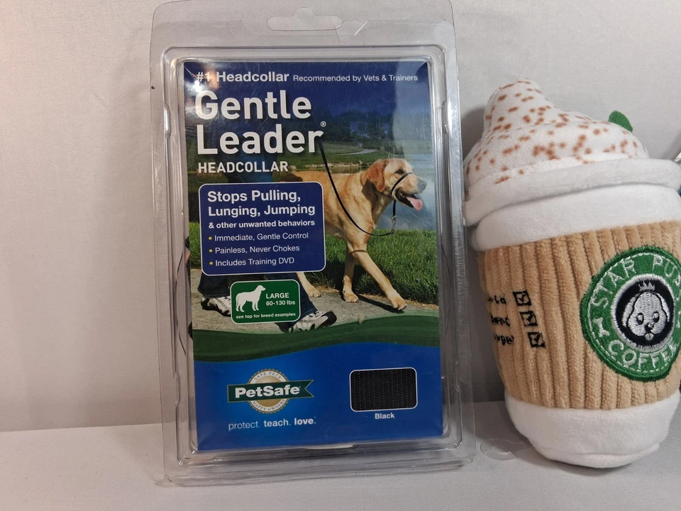 Herramientas de entrenamiento para pasear perros con taza de cachorro Starbucks juguete para perros lote de 3 artículos para perros Foto 2 de 4