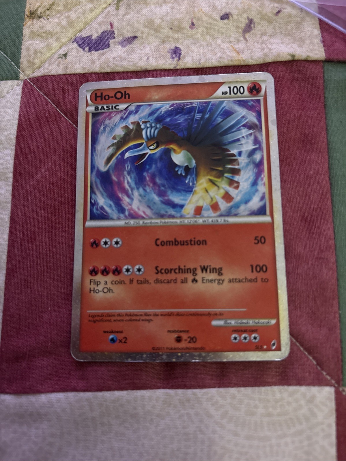 Ho-Oh (Shiny) SL5 Call of Legends Holo MP
