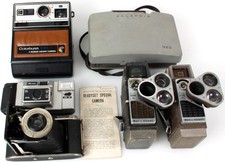 Movie Camera Collection Lot of 6 Props or Display