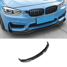 Carbon Fiber PSM-Style Front Bumper Lip Chin Spoiler For BMW 3-Series F30 13-19