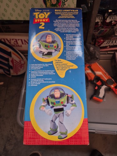 Figura de acción original de Buzz Lightyear Talking de Disney Toy Story 2 - Imagen 7 de 8