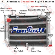 Aluminum Racing Cooling Radiator For 1999-2002 2000 2001 Yamaha YZF R6 R6