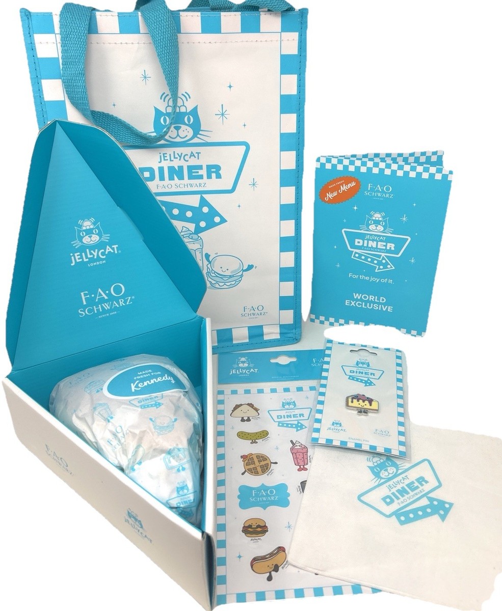 FAO Schwarz  Diner限定 NYチーズケーキ FAO Schwarz NYC Diner~Jellycat Crember Cheesecake Bundle~IN HAND