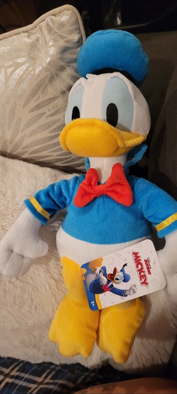 18” Authentic Original Donald Duck Plush Stuffed Animal From The Disney Store