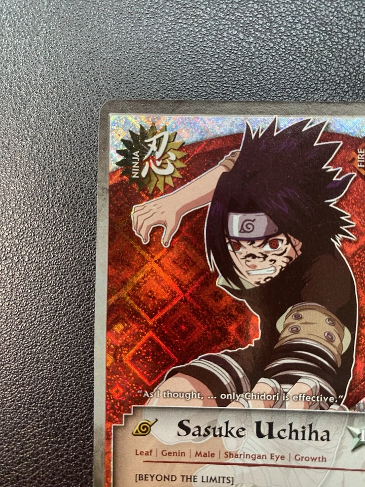 Naruto CCG Sasuke Uchiha Revenge & Rebirth N-137 Diamond Foil NM English Bandai - Image 4 of 4