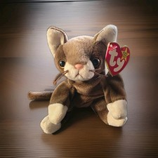 Ty Beanie Baby Pounce the Cat 8" 20cm MWMTs Perfect Soft Kitty New