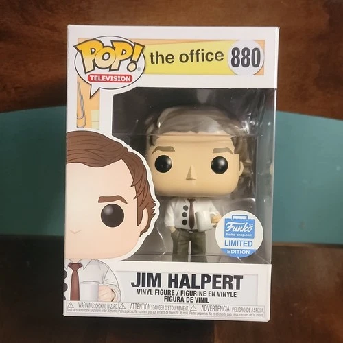 Funko Pop! Vinyl The Office Jim Halpert Funko Shop Limited Edition #880 Figure
