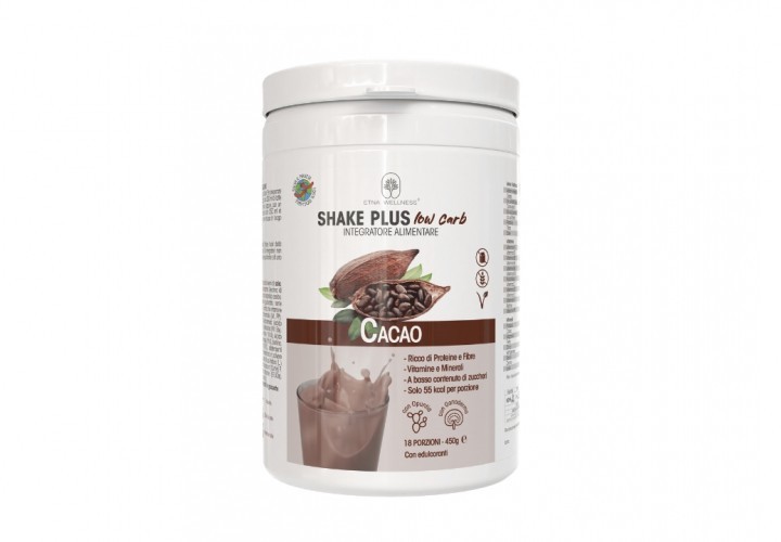 Acquista Shake Plus Cacao 450g: Proteine e Vitamine per Dieta Low Carb