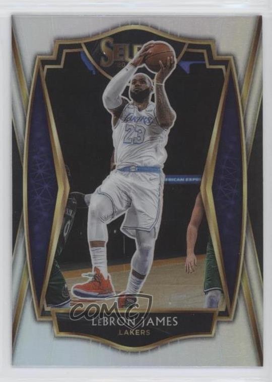 2020-21 Panini Select Premier Level Silver Prizm LeBron James #113 1pk2