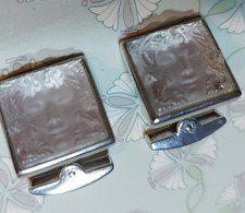 LALIQUE original Manschettenkn&ouml;pfe Arethuse in klarem Bleikristall Cufflinks