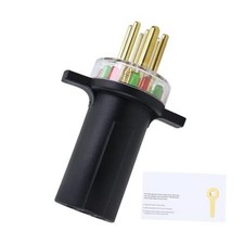 TOVOP auto 7865L 7-Way Round Pin Tractor Plug Tester Trailer Circuit